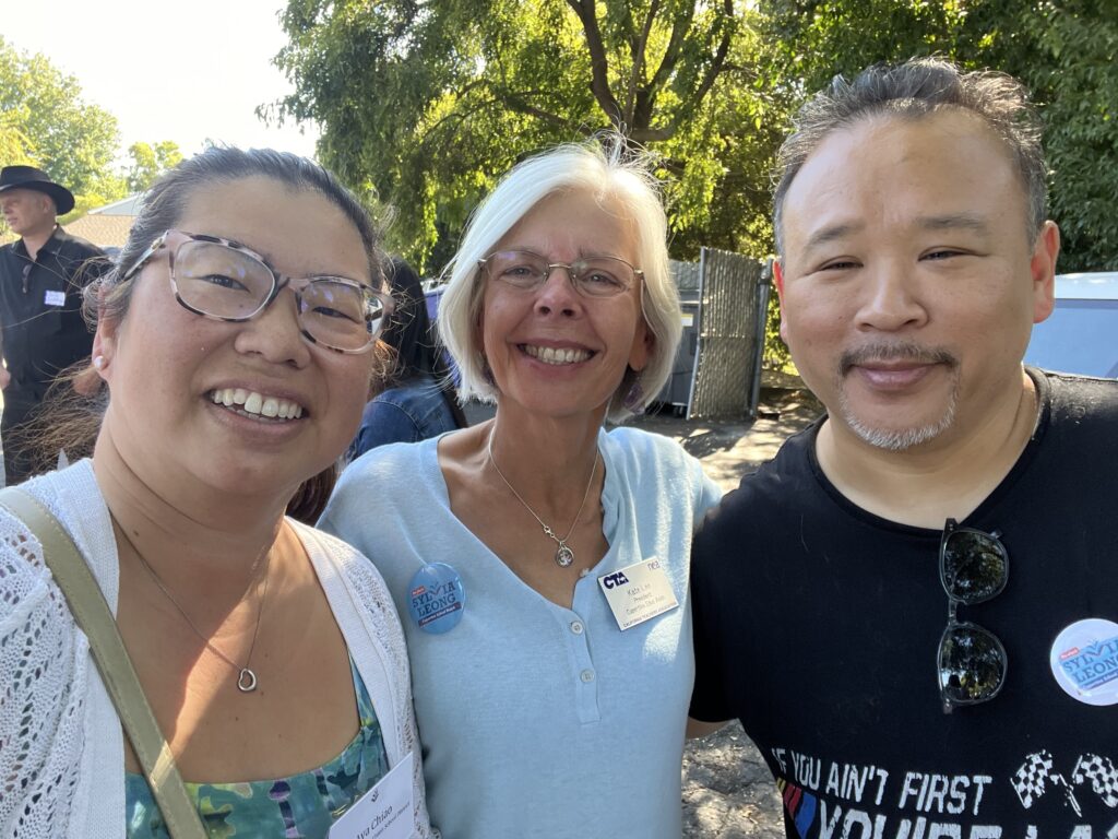 Danny Choi with Kate Lee and Ava Chiao